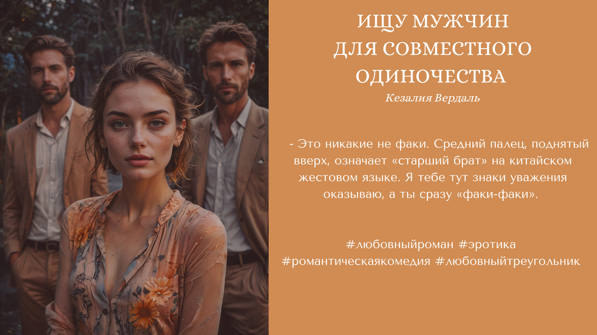 Ищу мужчин для совместного одиночества
