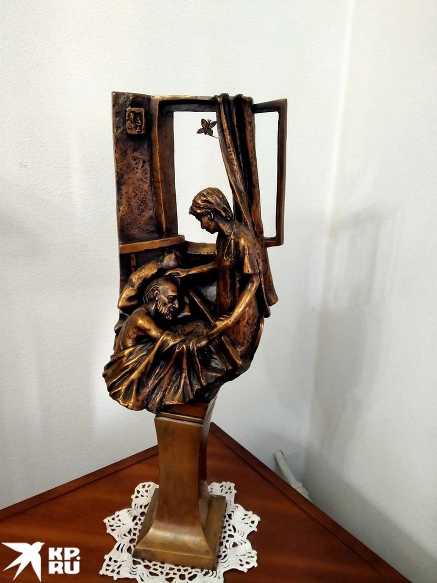    Макет памятника Елизавете Глинке. Фото: Дмитрий Бабич