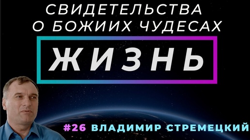 Хлеб насущный от Бога... | ЖИЗНЬ - свидетельство о чуде, с Владимиром СТРЕМЕЦКИМ | Cтудия РХР