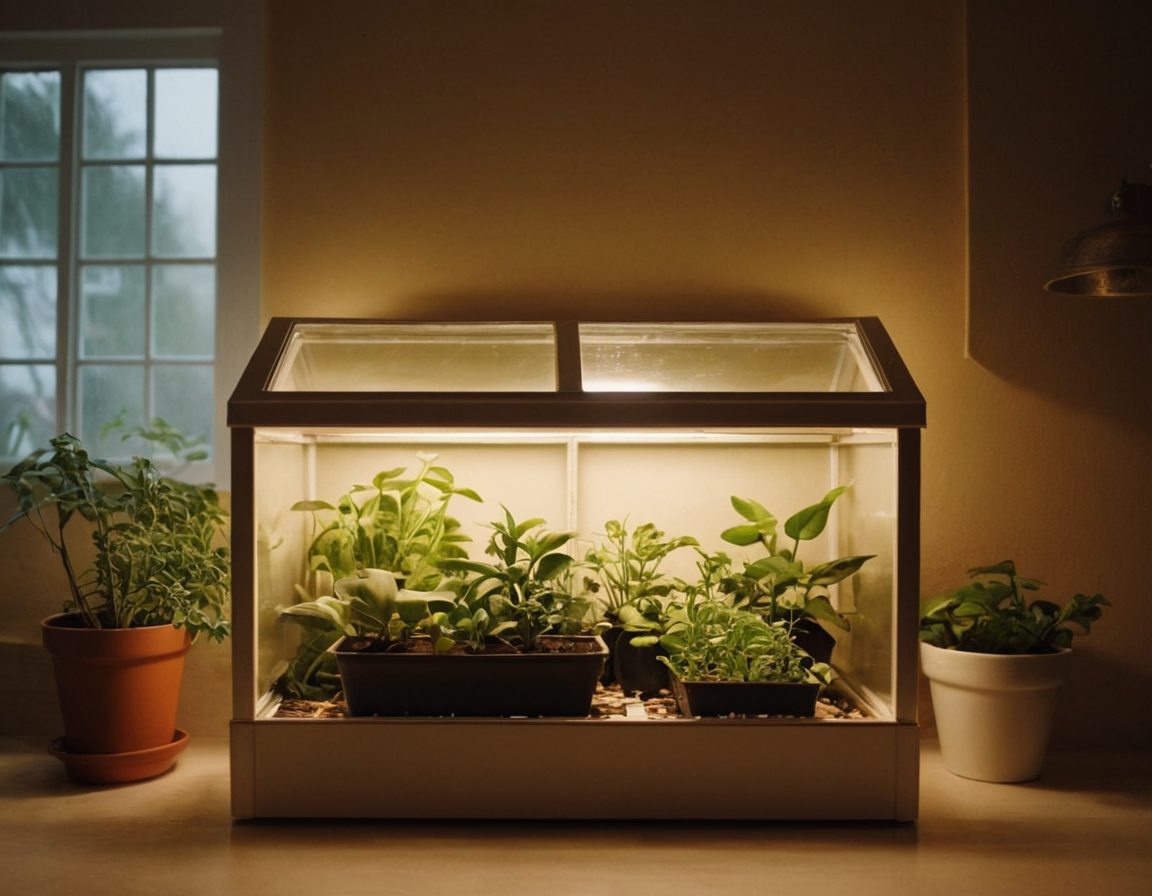Эта мини-оранжерея — идеальное решение для любителей растений, которые хотят создать уютный уголок живой природы у себя дома.