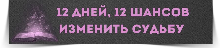 12 дней, 12 шансов  изменить судьбу