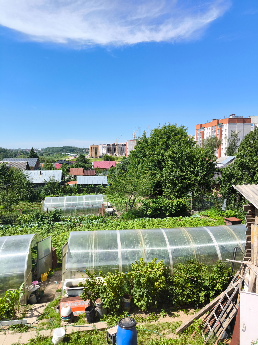 Вид из окон нашего дома.