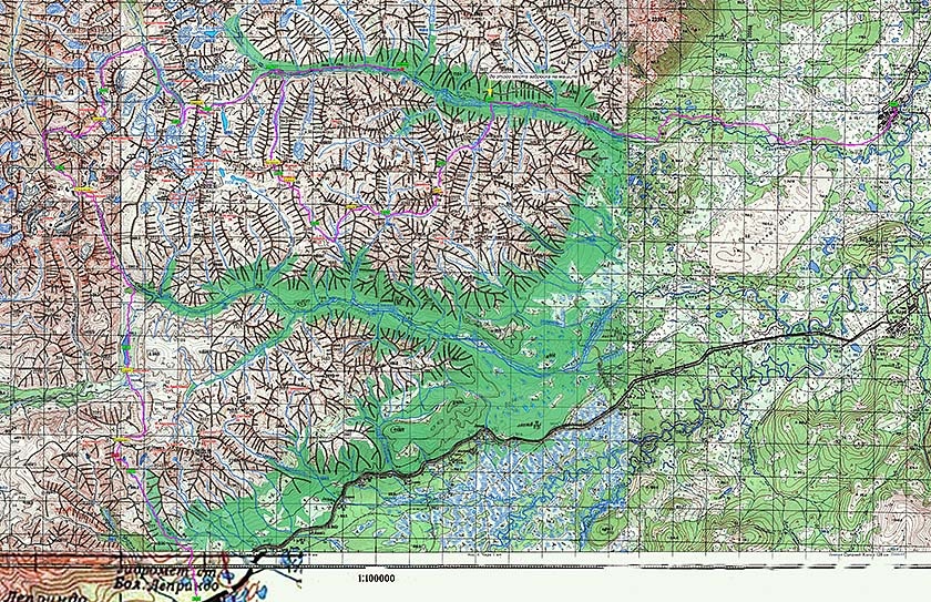 Карта похода