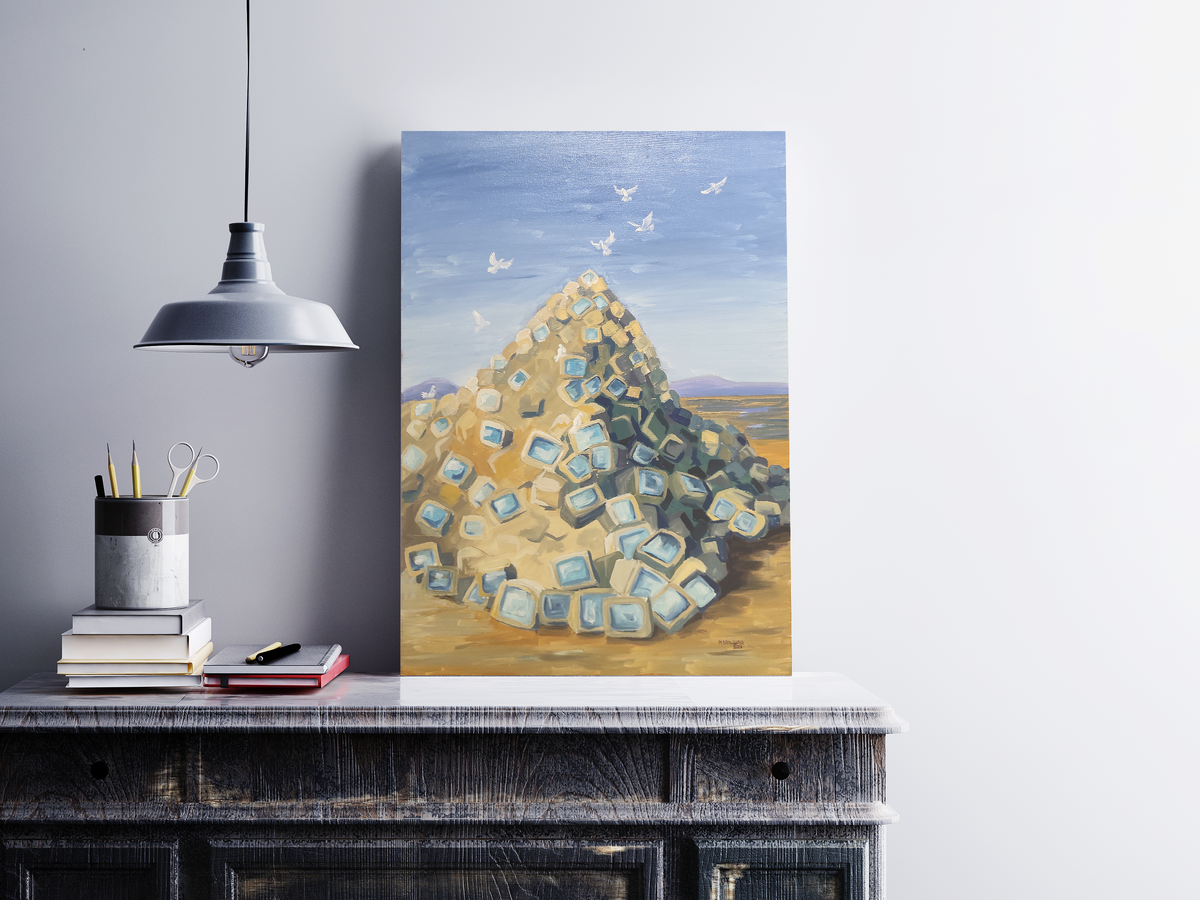 Мария Вяльшина, «Апофеоз зрительских симпатий», 2023 год, 50х70, холст, акрил.
Картина участвовала в выставке «Арт-Ростов 2024»