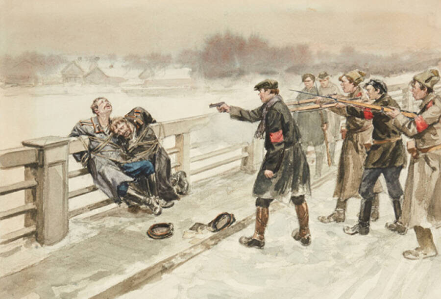 И. Владимиров. «Красные расстреливают врагов революции». Источник: regnum.ru