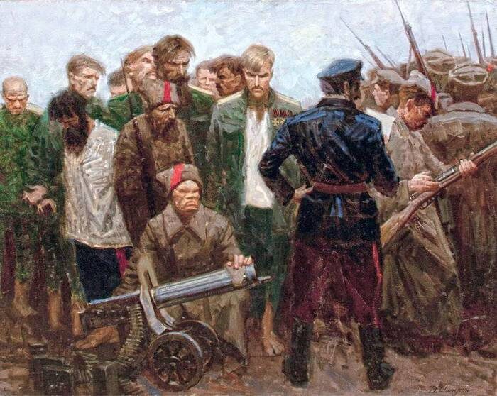 Д. Шмарин. «Трагедия Крыма. Расстрел белых офицеров в 1920 году». Источник: topwar.ru