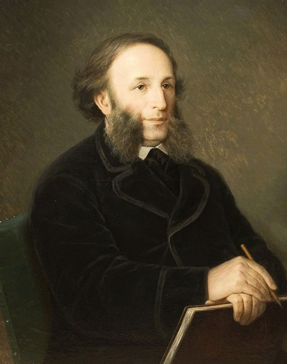 Дмитрий Михайлович Болотов, "Портрет Айвазовского", 1876 год.