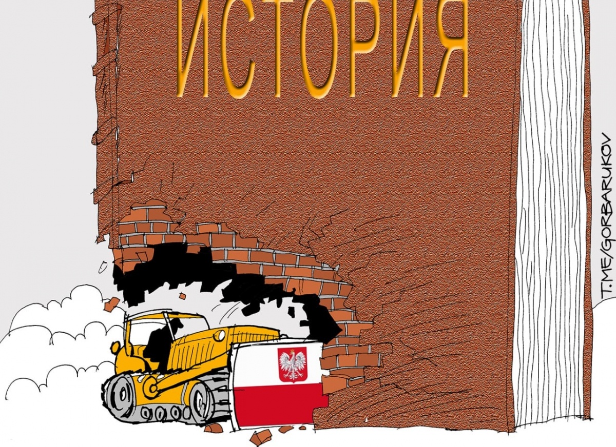 История. Польша. Уничтожение истории. Иллюстрация: Александр Горбаруков