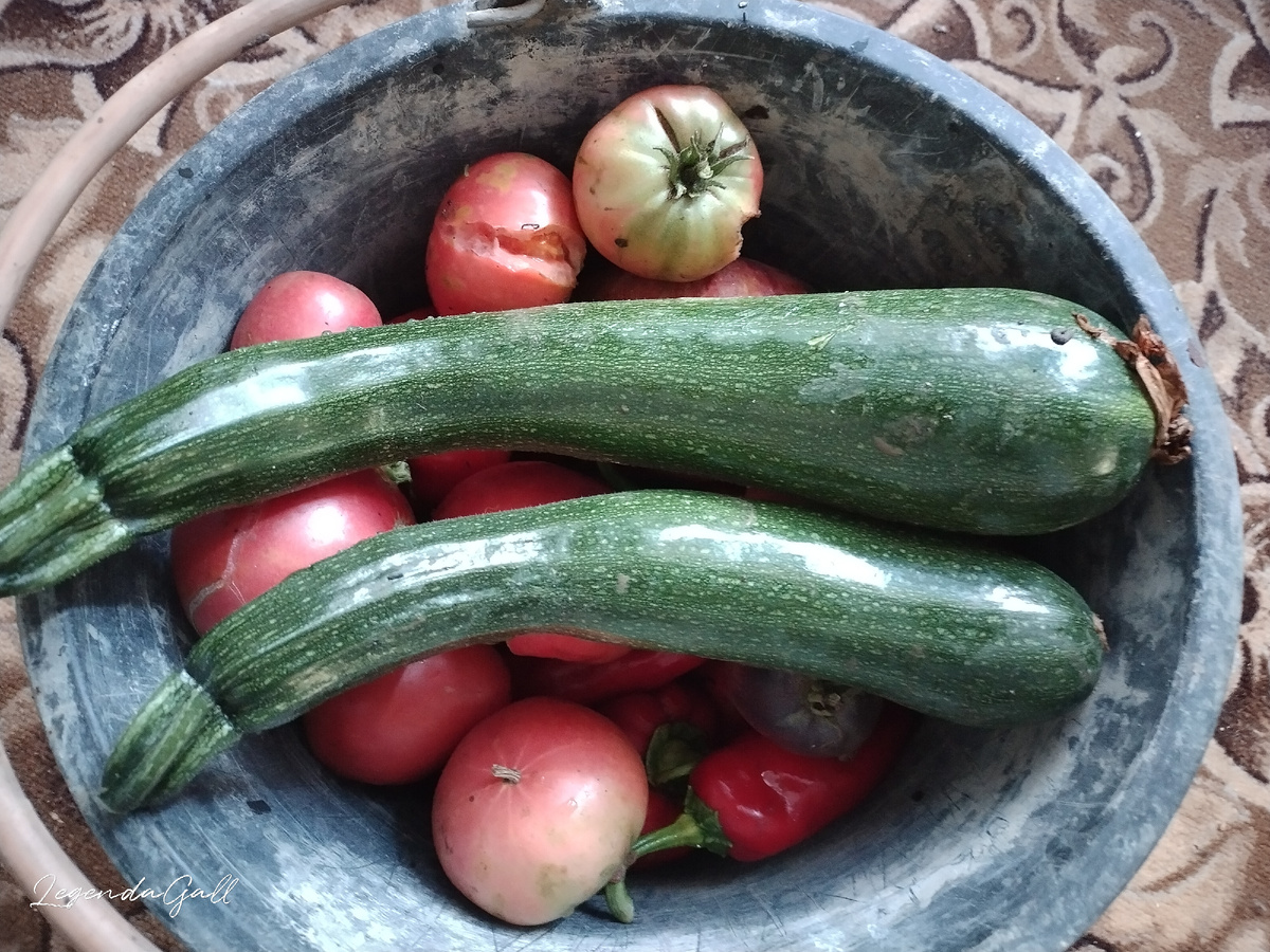 Полное ведро набрала