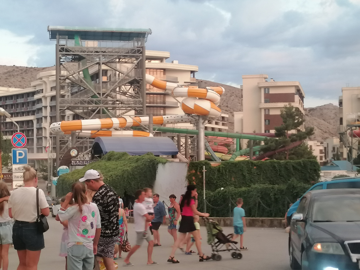 Аквапарк в Судаке.