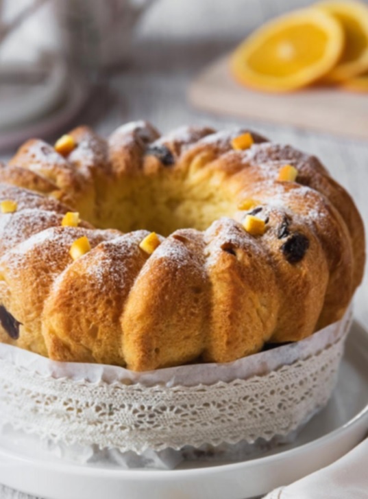 Вот такой получается пышный кекс с поистине упоительным ароматом