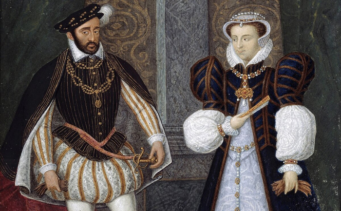 Генрих Валуа и Екатерина Медичи