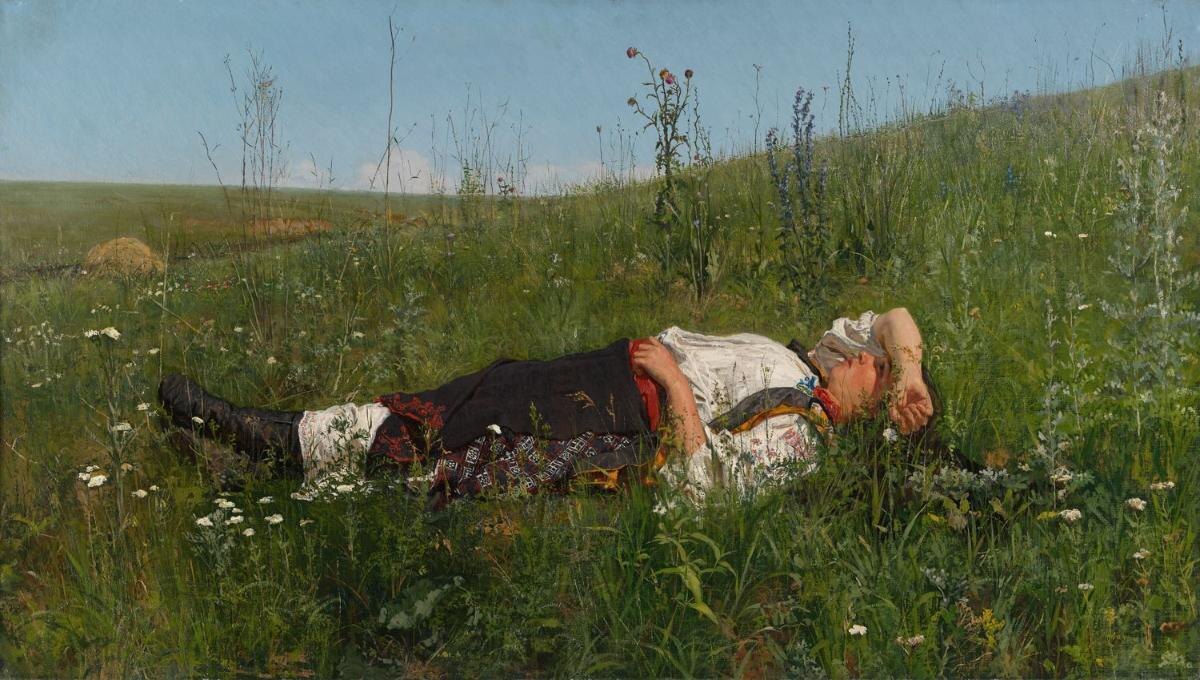 Николай Дмитриевич Кузнецов, В праздник, 1879, холст, масло, Государственная Третьяковская галерея, Москва