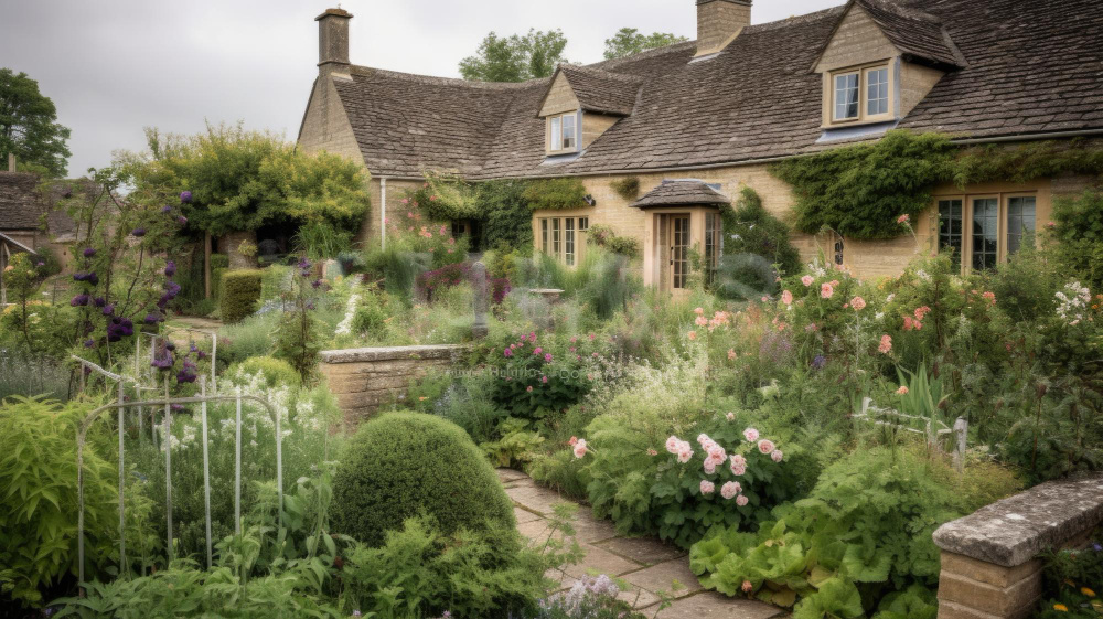 Зонирование участка в английском стиле