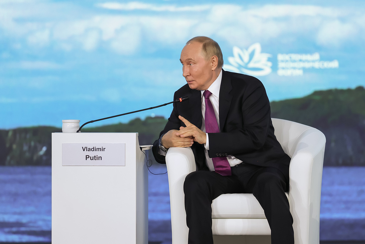 Путин: Запад и Киев отказались от стамбульских соглашений, чтобы добиться стратегического поражения РФ.  Фото: из фотобанка Фонда Росконгресс photo.roscongress.org / Вячеслав Викторов