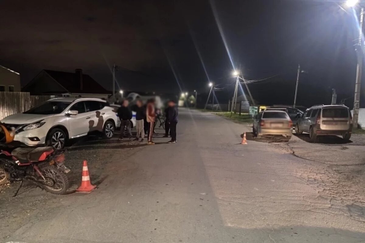    В Удмуртии подросток на мопеде сбил двух детей