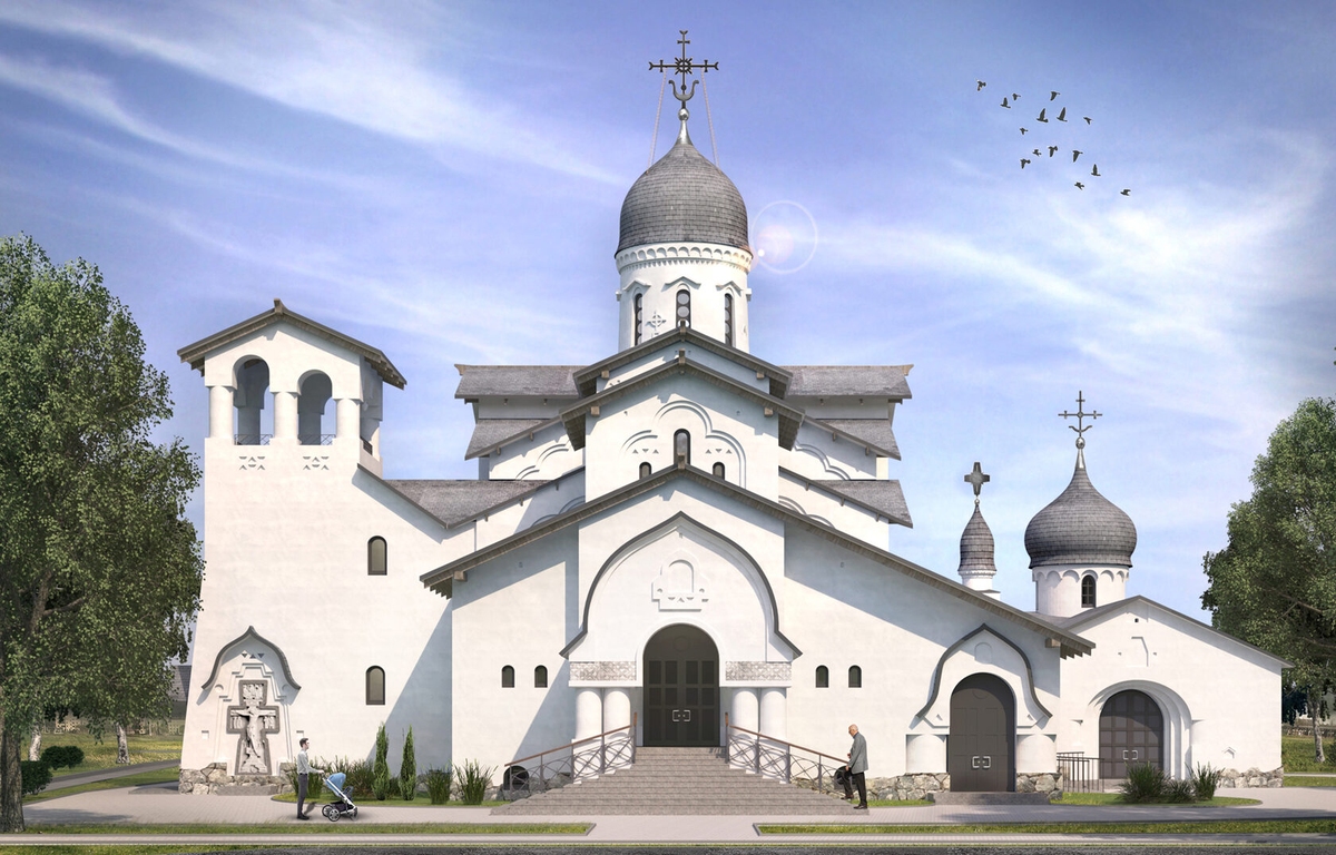 Визуализация проекта мастерской ООО «Прохрам»