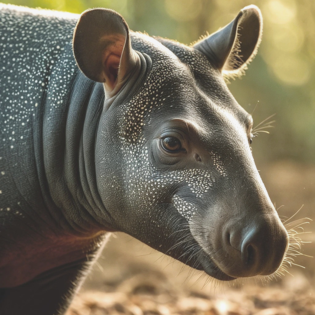 Тапир крупным планом