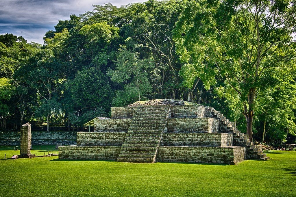                                                           Город Копан в Гондурасе