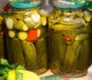 Огурцы маринованные 