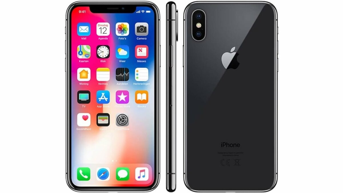 IPhone X в черном цвете