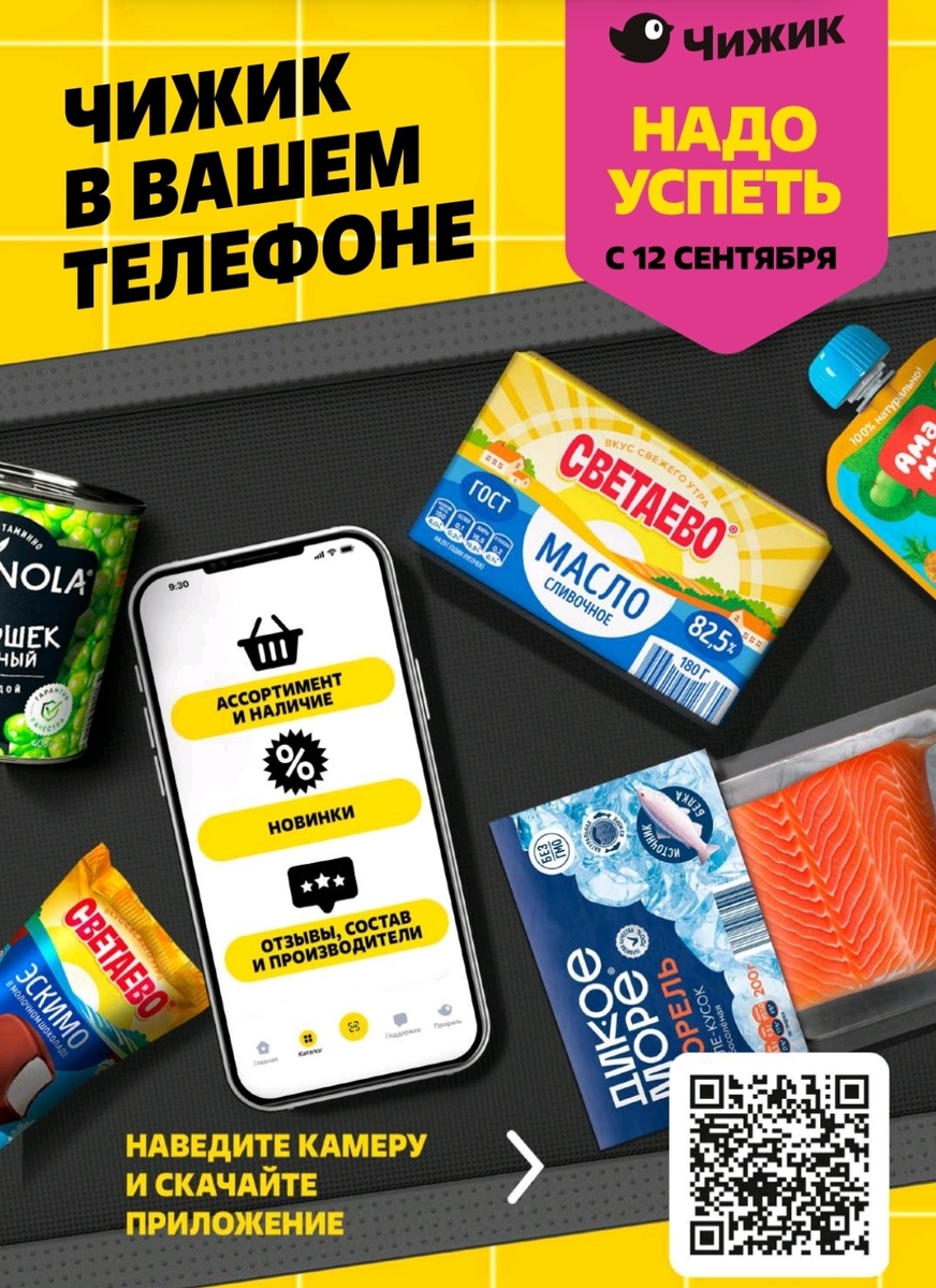 Электронный каталог товаров в Чижике.