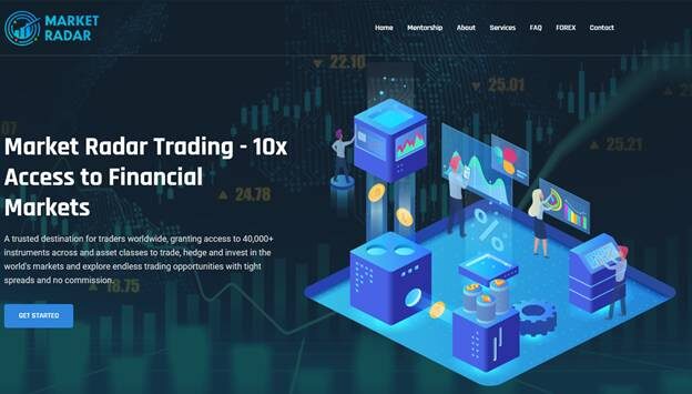 Официальный сайт проекта. Источник: https://marketraderading.com/