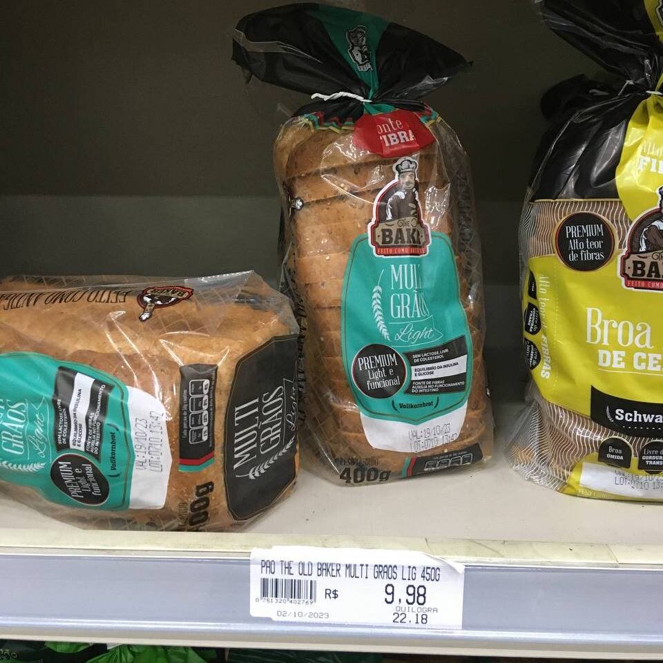 450 грамм хлеба — почти 10 реалов ~ 180 рублей