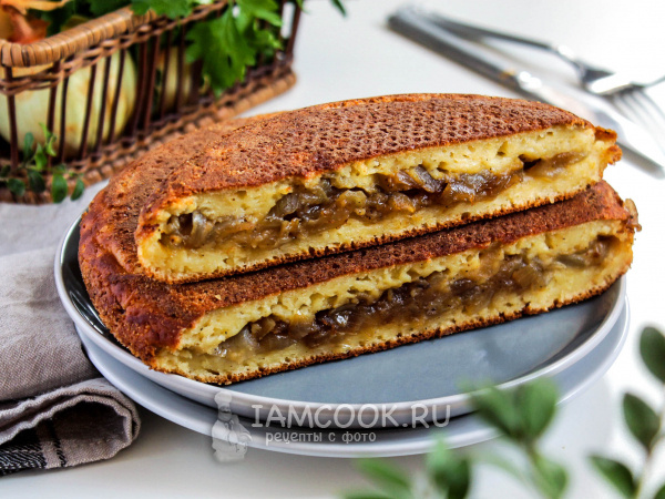 🥧Готовим вкусный румяный пирог на сковороде!