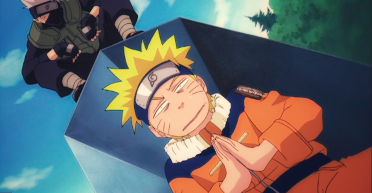 Надеясь на легкую добычу, нужно учитывать возможные трудности (кадр м/с Наруто, 1 сезон 5 серия)