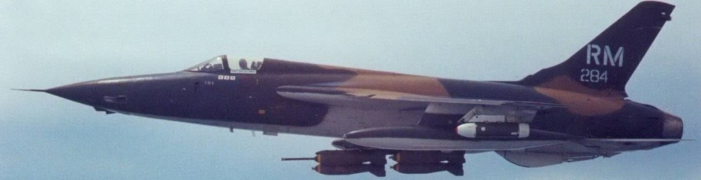 F-105D № 62-4284, на котором были одержаны 3 победы: две капитаном Брестелем 10 марта 1967 года и одна капитаном Базелем 27 октября 1967 года.