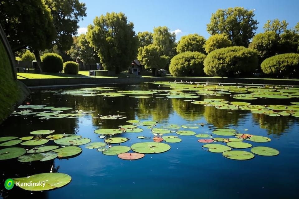 Пруд с кувшинками
