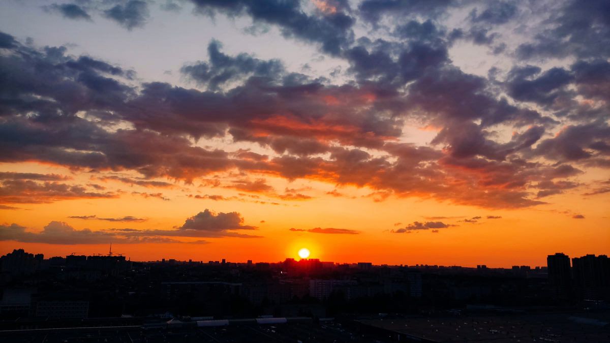 Закат в Краснодаре