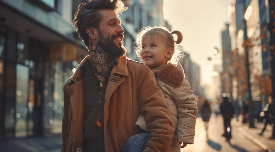 Девочка флиртует с папой как мама и говорит, что хочет выйти за него замуж