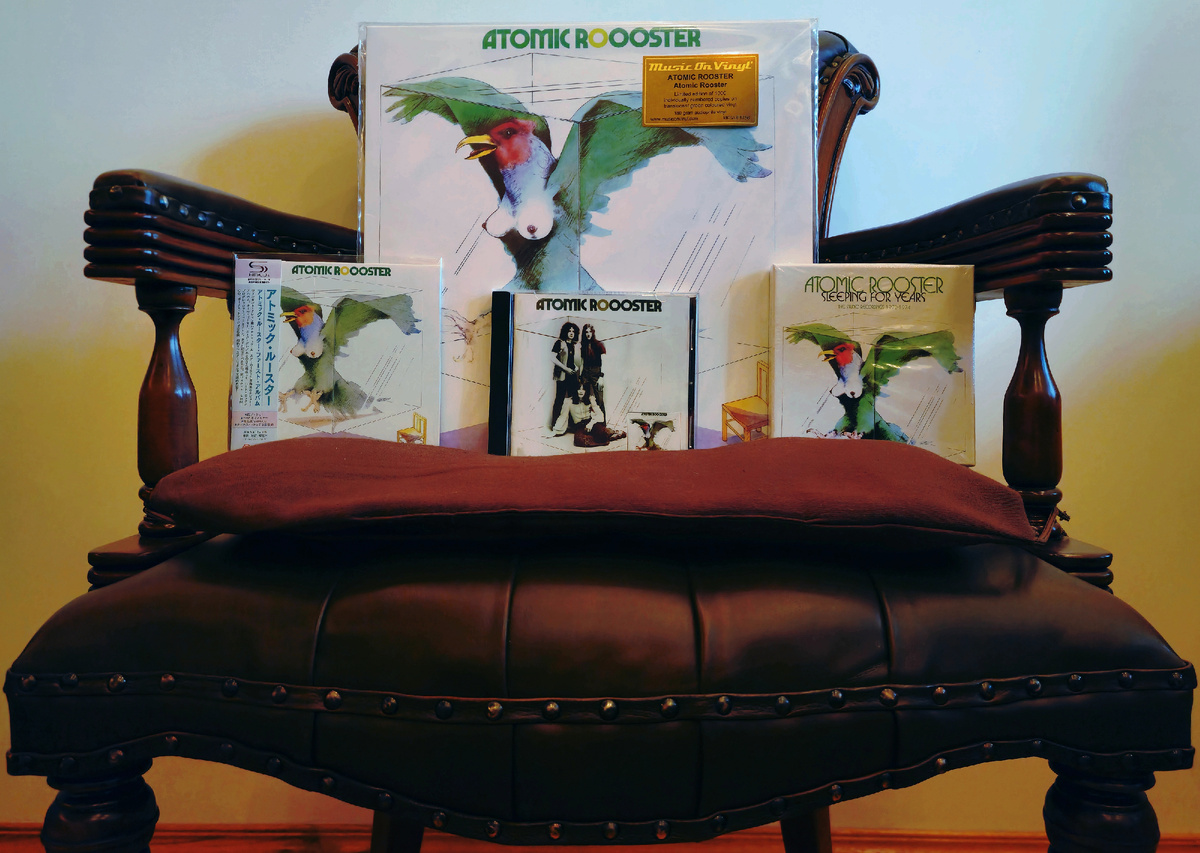 Варианты издания альбома «Atomic Roooster» на LP & CDs.