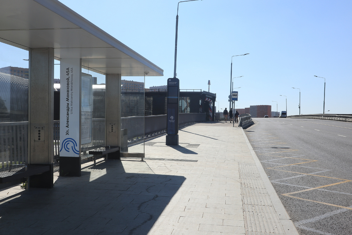 Потапово - новая станция метро среди широкой автомагистрали -35