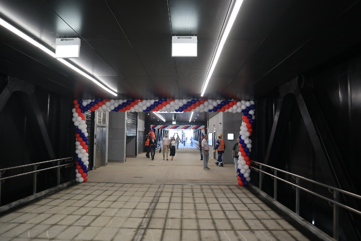 Потапово - новая станция метро среди широкой автомагистрали -32-2