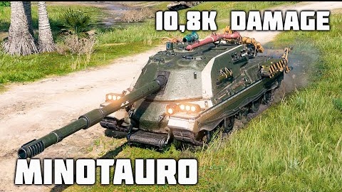 Controcarro 3 Minotauro WoT – 7 ФРАГОВ, 10,8K УРОНА