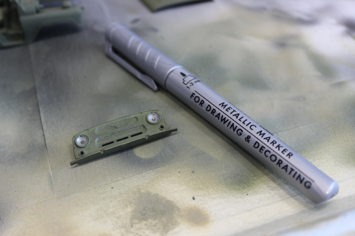 Первый слой "серебрянки"