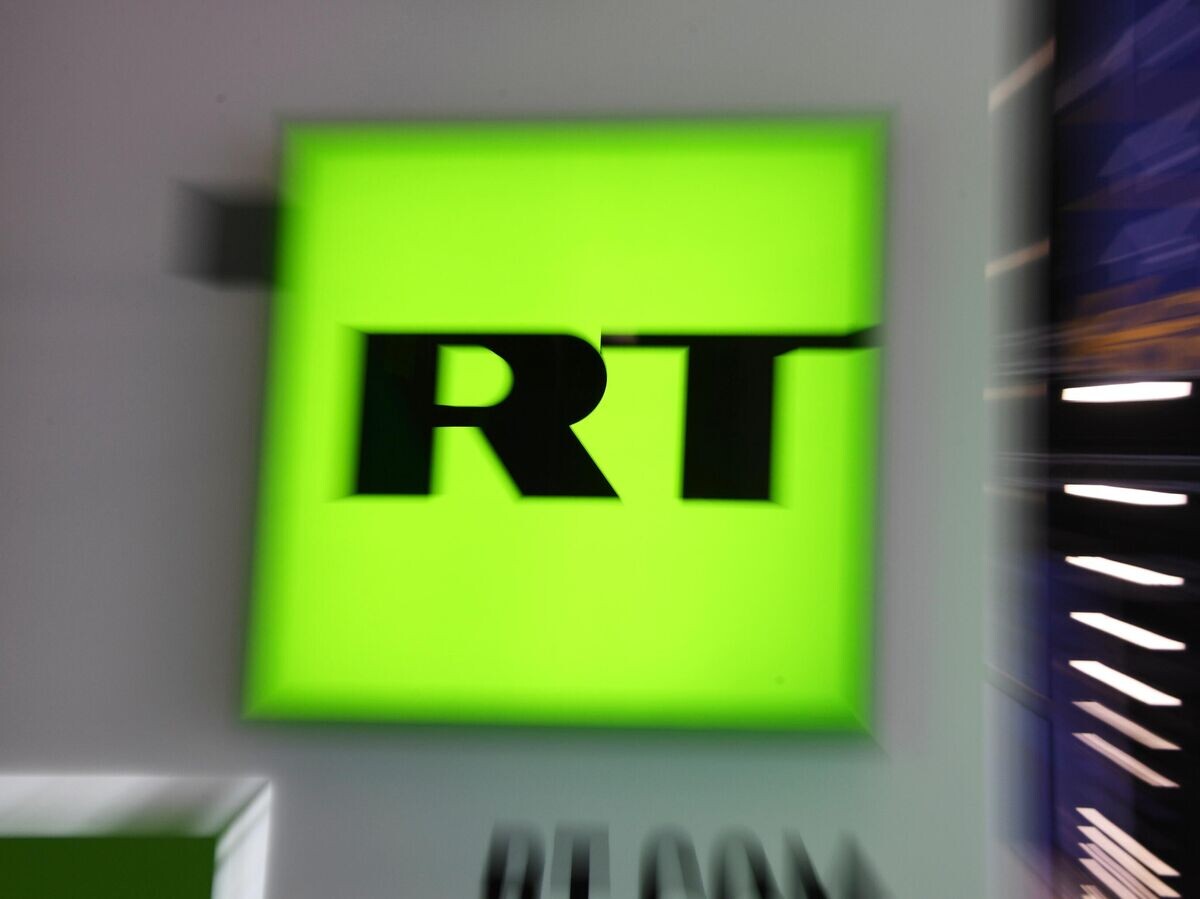    Логотип телеканала RT (Russia Today)© РИА Новости / Илья Питалев