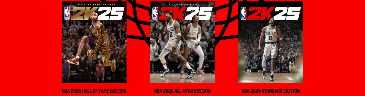 Различия между изданиями подробно описаны на официальной странице игры NBA 2K25.