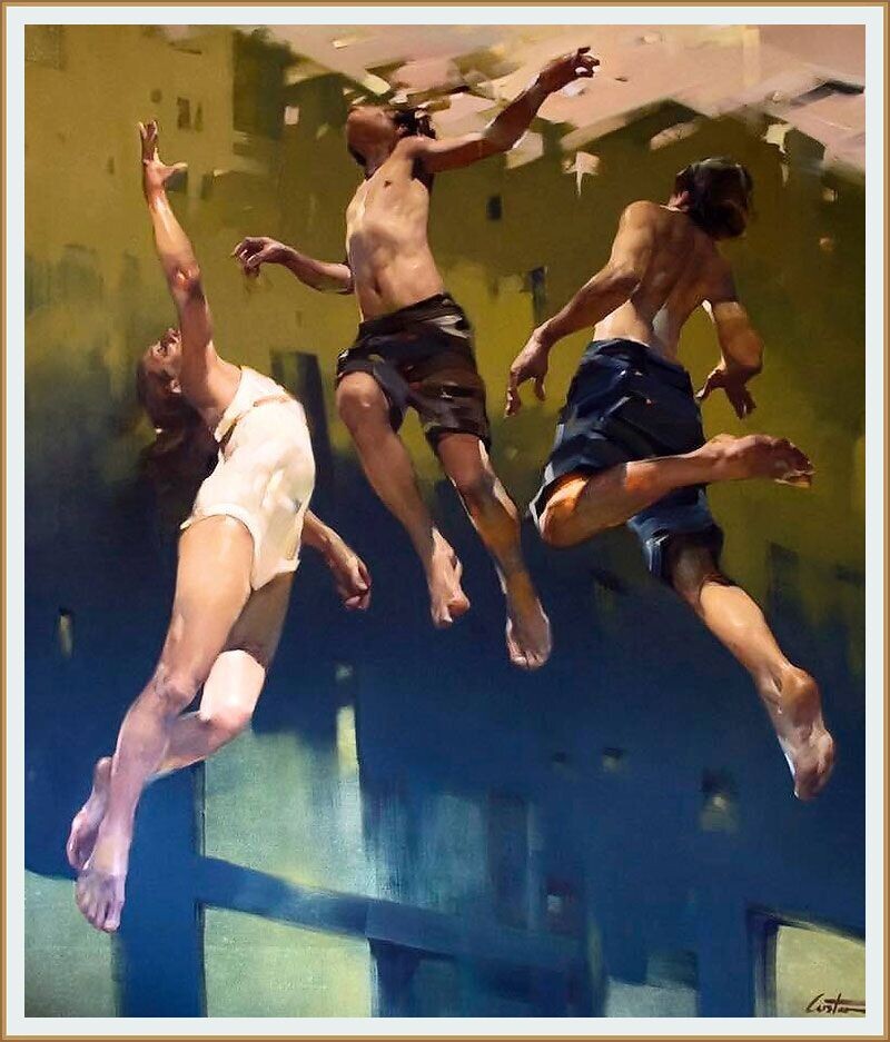 Картина художника Константина Дворецкого / Costa Dvorezky под названием " ВСПЛЫВАЕМ ! "