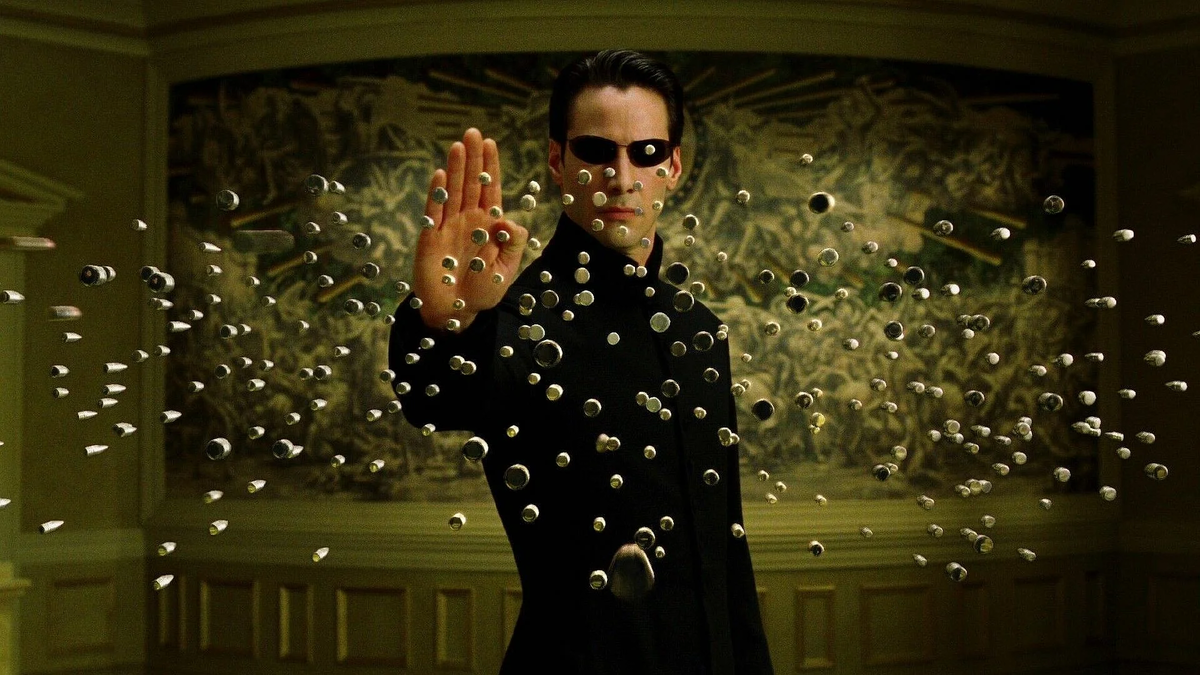 Кадр из фильма "Матрица"