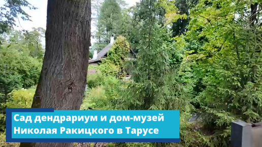 Сад дендрариум и дом-музей Николая Ракицкого в Тарусе #таруса