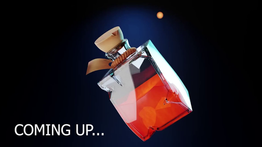 making a potion bottle in blender