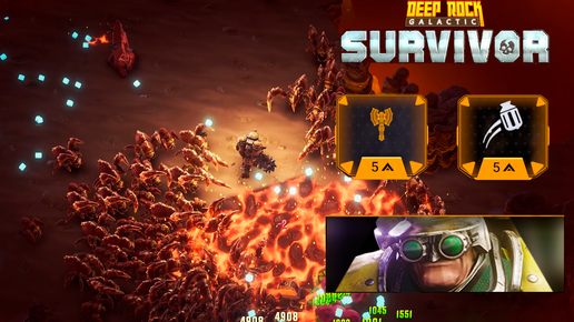 ✨ МЕТАЕМ ТОПОРЫ - Deep Rock Galactic: Survivor