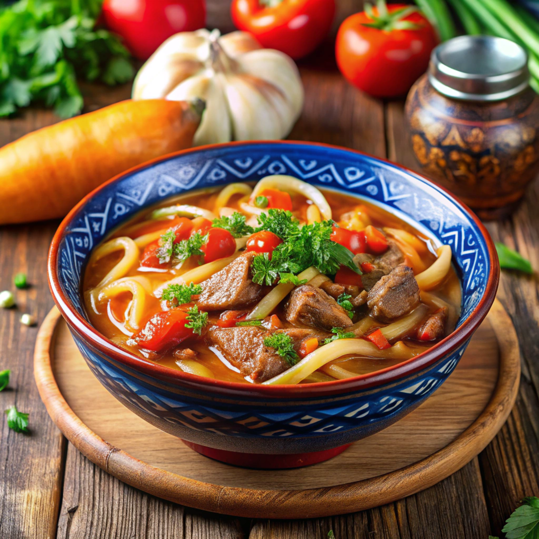 Настоящий узбекский лагман: секреты приготовления