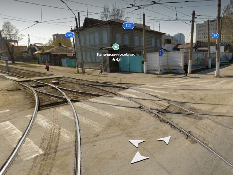    Скриншот панорамного изображения перекрестка пр. Красноармейского и ул. Анатолия. Источник: "Яндекс Карты"