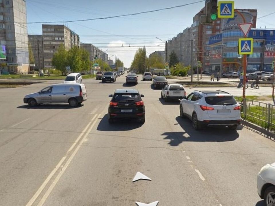    Скриншот панорамного изображения перекрестка улиц Попова и Балтийской. Источник: "Яндекс Карты"