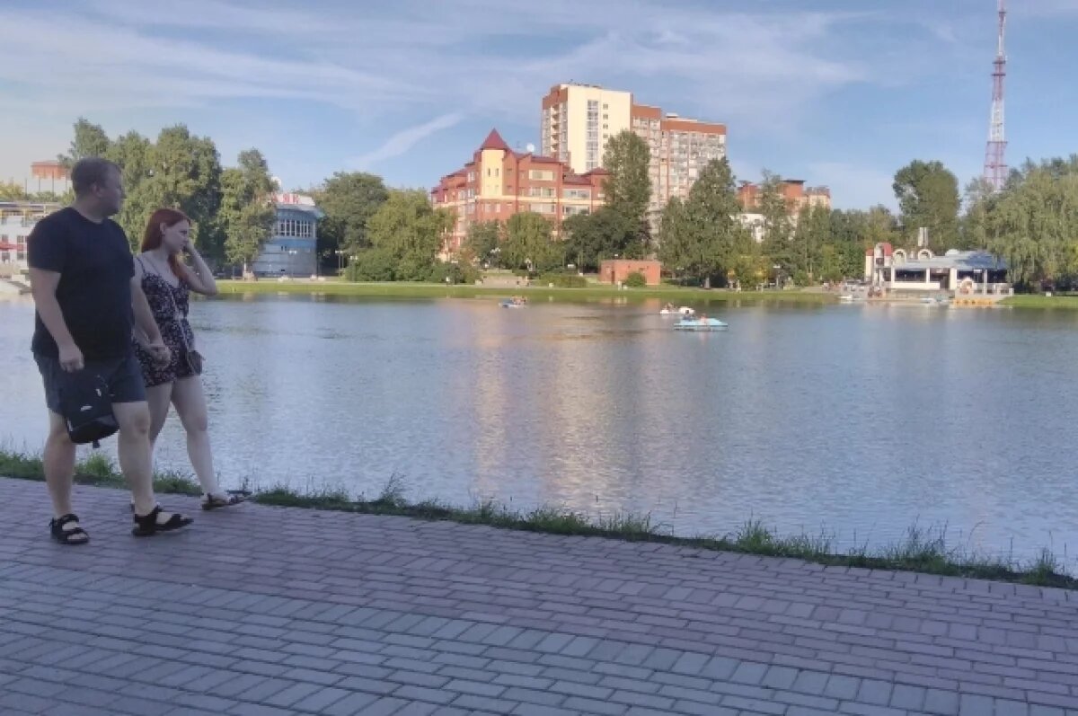    Белое озеро в Томске наполнили водой